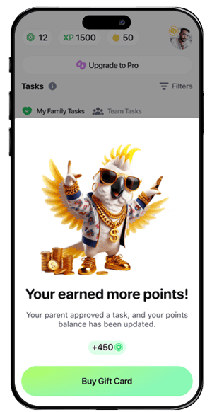 Earned points (tiny)
